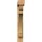 Ekena Millwork Olympic Block Rough Sawn Bracket w/ Offset Brace, Western Red Cedar, 6"W x 34"D x 40"H BKT0604X34X40OLY05RWR - alternate 3